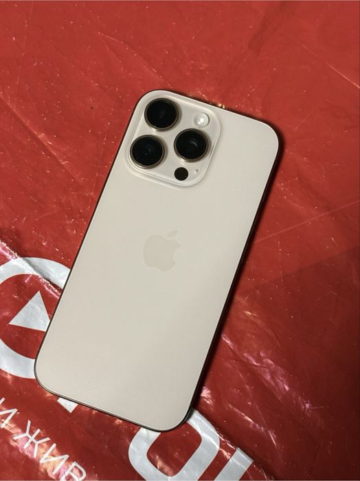 КАТО НОВ 256GB iPhone 16 Pro Technopolis Гаранция 2027 г. Desert