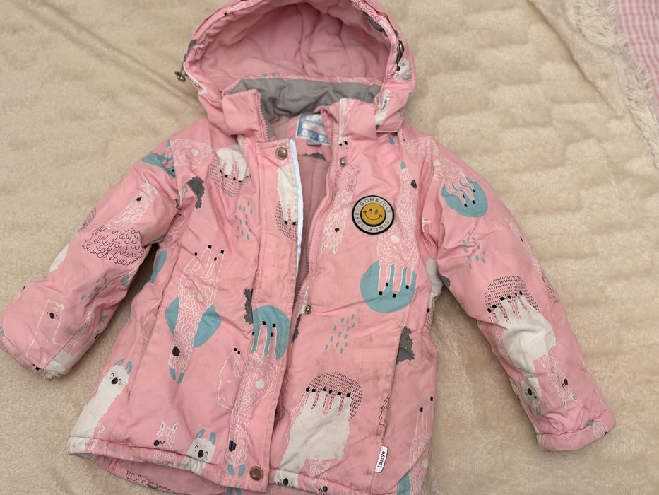 Зимний костюм на девочку размер 110