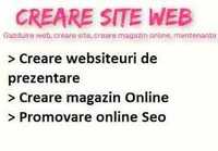 Siteuri web de prezentare creare magazin online landing page Web
