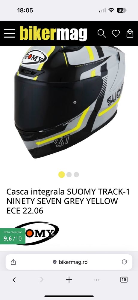 Casca moto integrala Suomy S/M