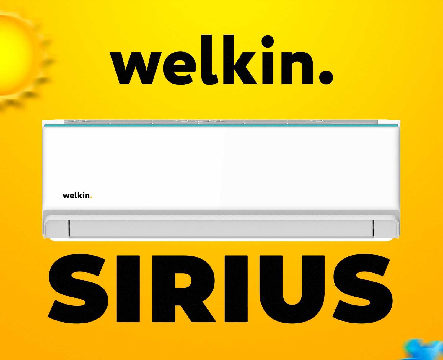Кондиционер welkin Sirius 7/9/12/18/24 BTU Full DC Inverter!