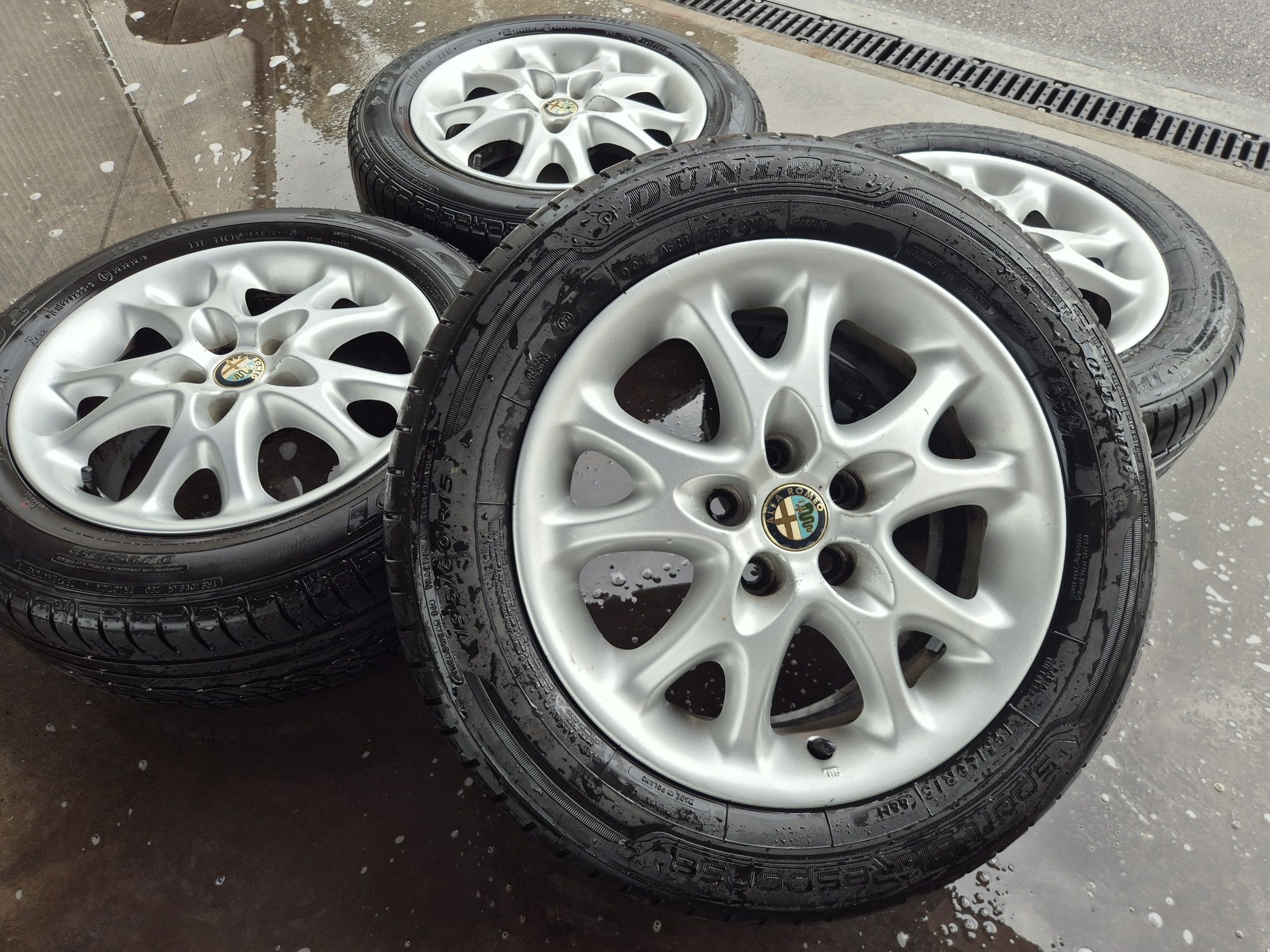 5х98/15 с гуми Алфа Ромео 5x98/15 Alfa Romeo