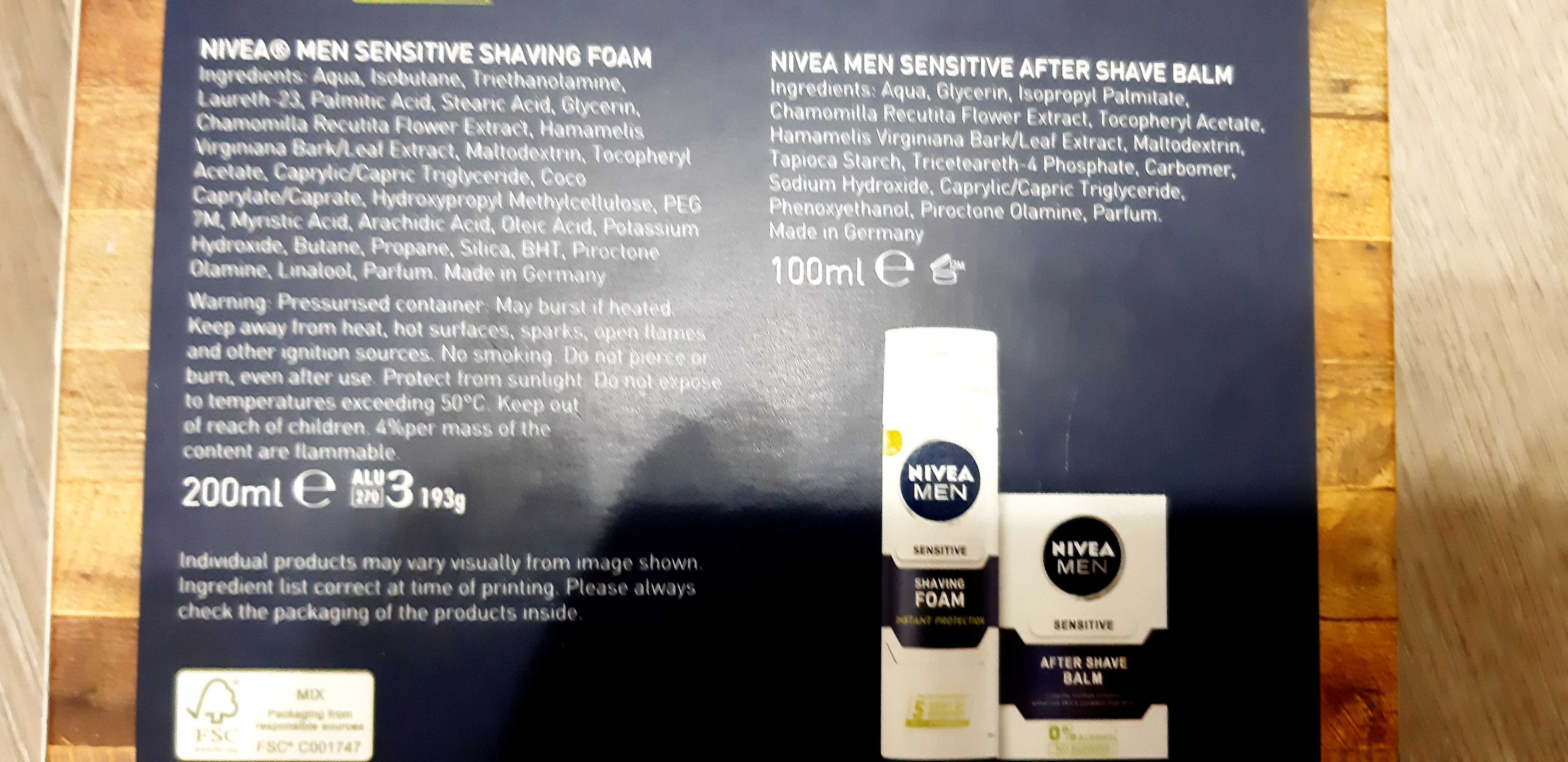 Set Cadou Nivea Men Shave Duo, Nou , Sigilat