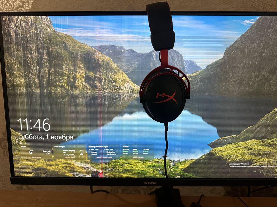 Sanc Монитор 2К  160грц полосы на экране