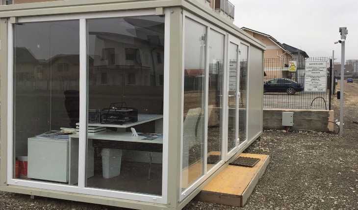 Container modular birou modern sustenabil