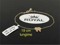 Bijuteria Royal : Brățară aur 14k 0,86 grame