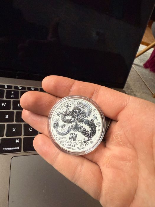 Лунари различни монети 1-1/2oz lunar сребърна монета Лунар