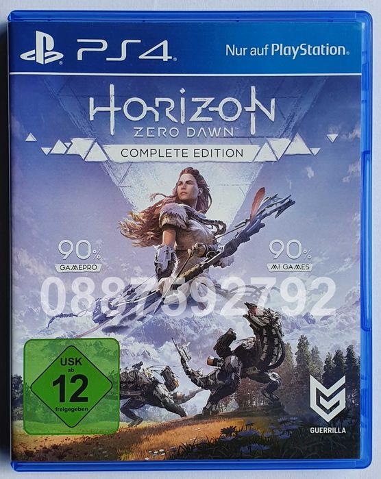 Перфектен диск с игра Horizon Zero Dawn PS4 Playstation 4 Плейстейшън