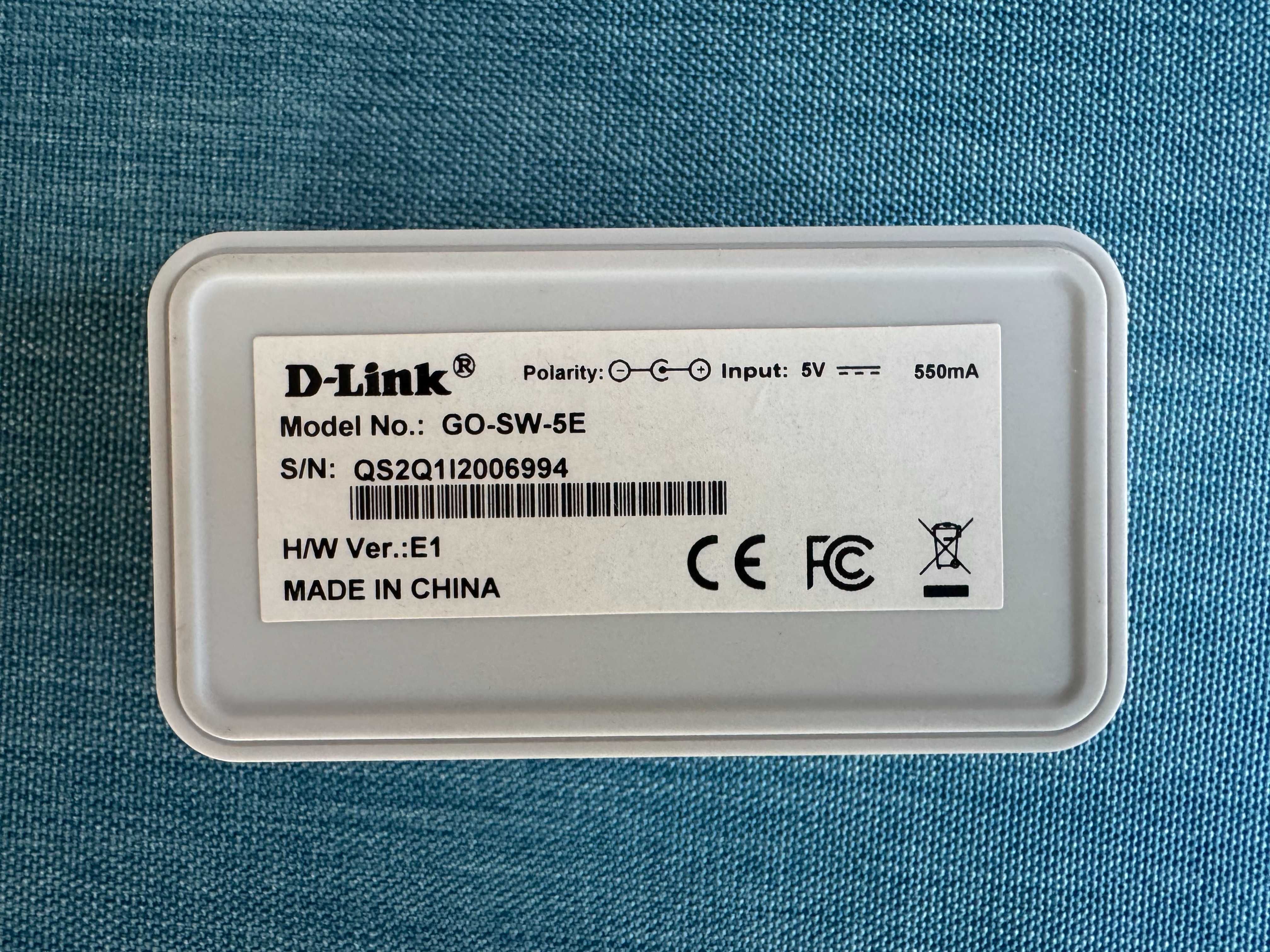 D-Link switch GO-SW-5E 5-port 100 mbps / Длинк суич 5-портов 100 мбпс