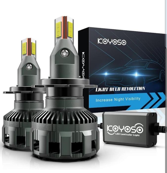 H7 LED крушки Koyoso 16000LM, 90w,6500K