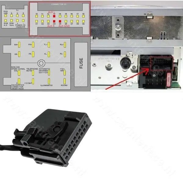 Modul Bluetooth cu microfon 18 pini Mercedes BENZ  Comand