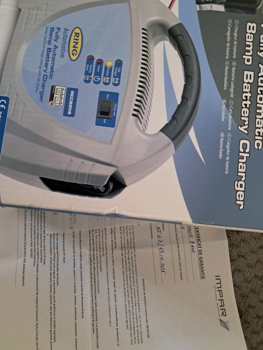 Redresor auto NOU, Garantie 2 ani, RING RECB208, 120 Ah 6/12 V