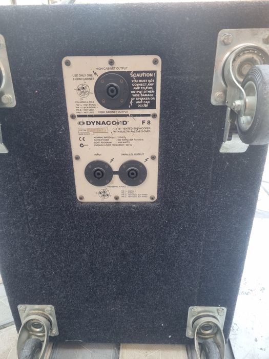 Dynacord f8 difuzor schimbat