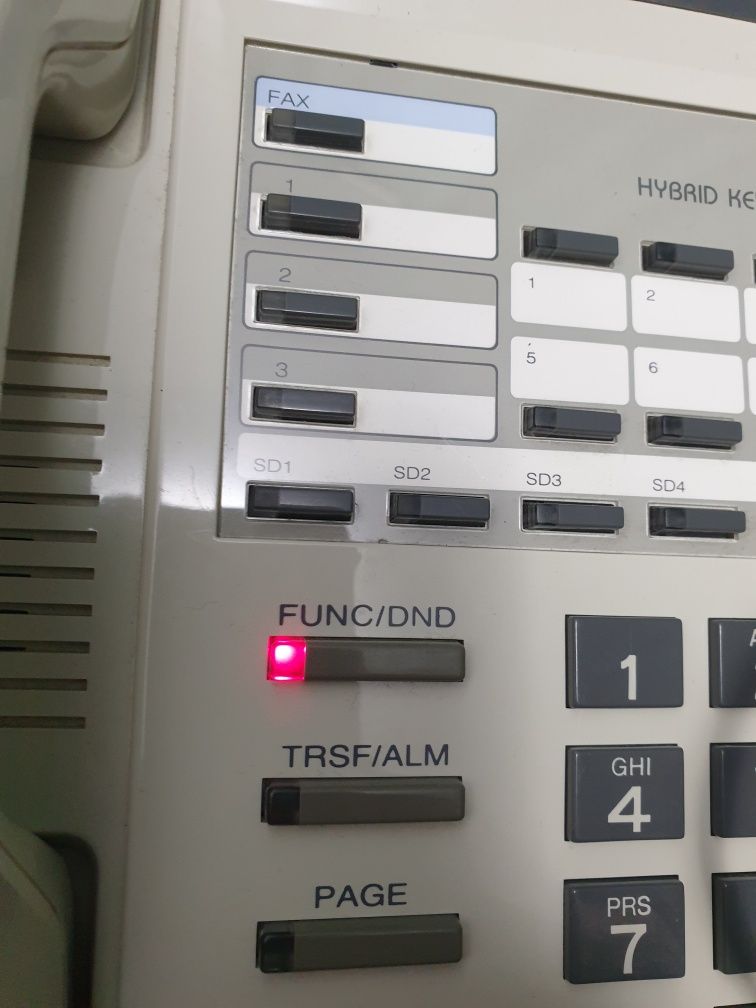 Centrala telefonica, Telefon principal de comanda: Samsung