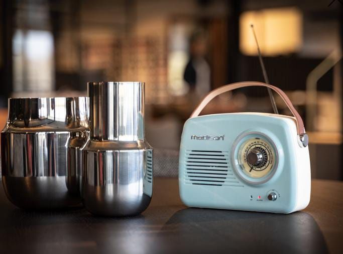 Radio Bluetooth Vintage Nou