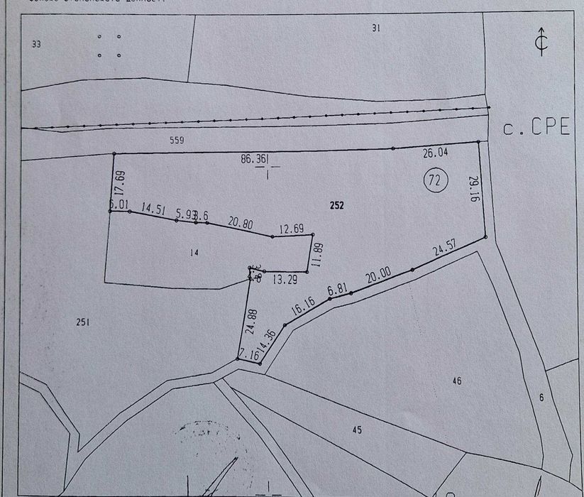 Продава се Парцел в с. Средни колиби, Област Велико Търново - 4964 кв.м за 4 €/кв.м - Снимка #1