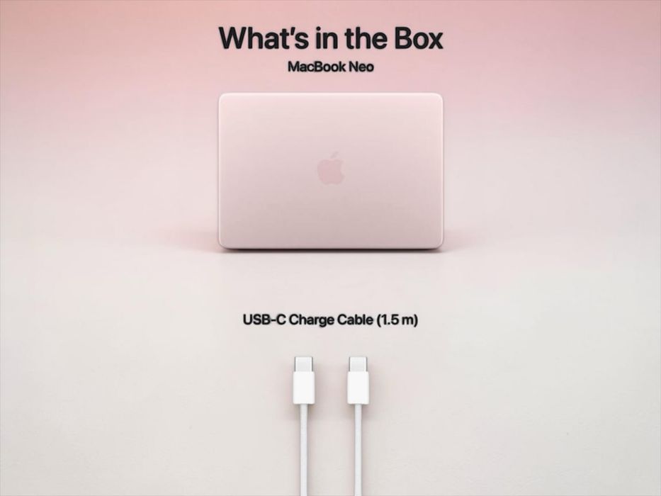 Apple MacBook Neo 13" A18 Pro 8RAM 512SSD Blush / Citrus / Indigo Blue / Silver — миниатюра 6