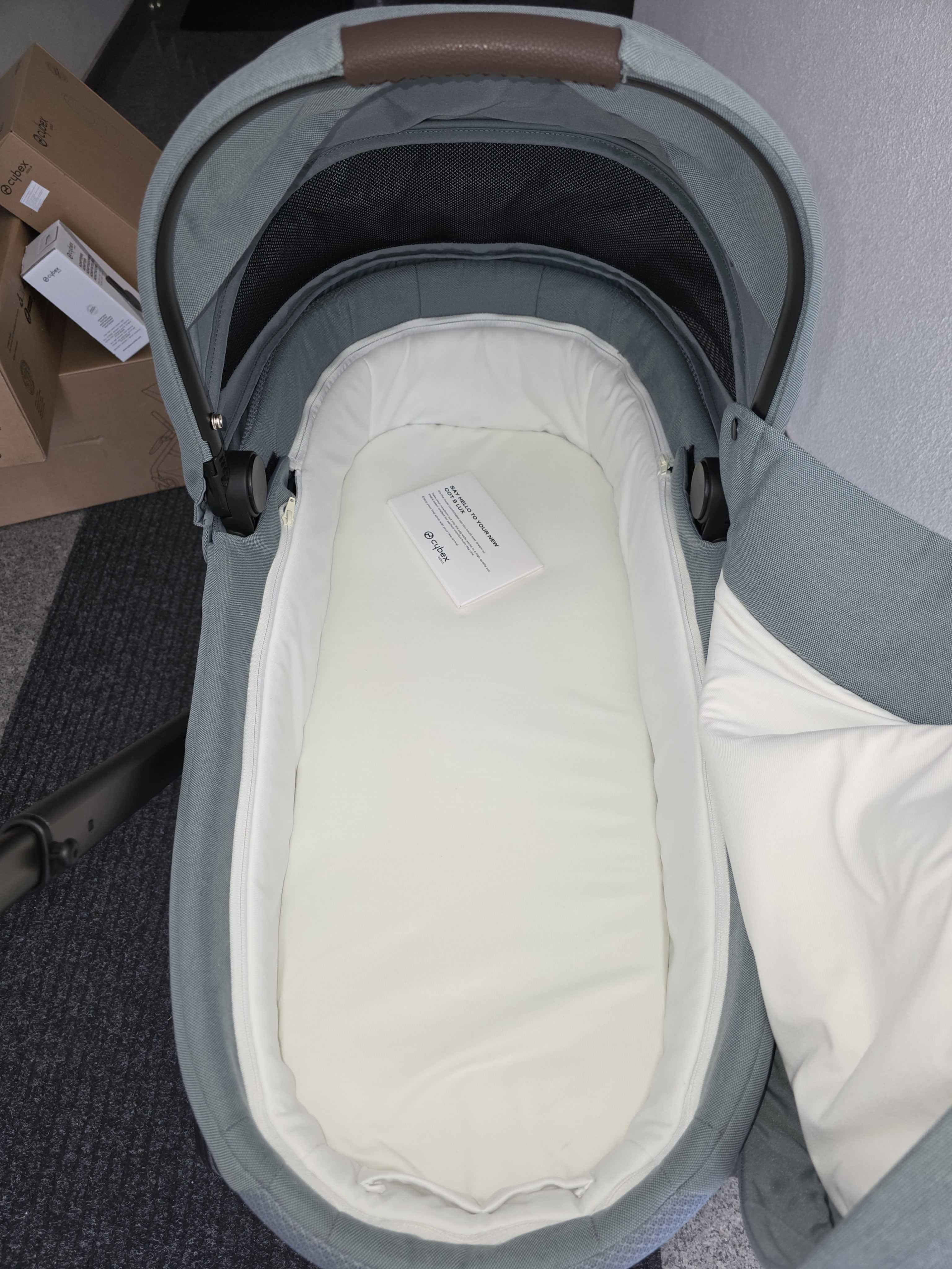 Cybex Balios Lux sky blue 2023 – ПЪЛЕН КОМПЛЕКТ!