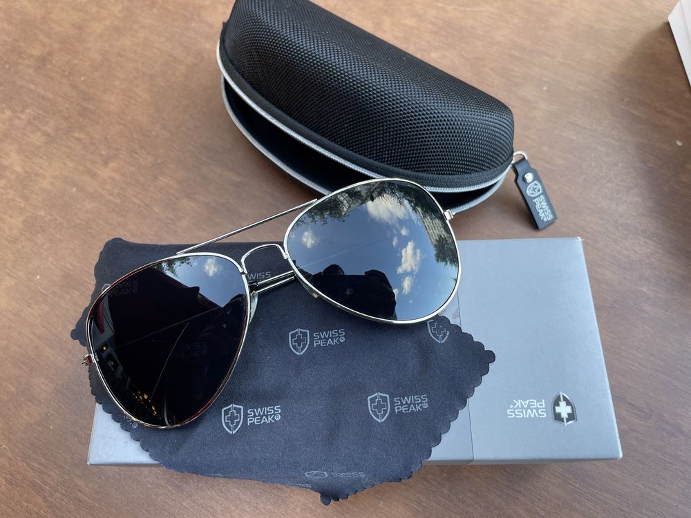 Ochelari Swiss Peak Black/ Made in Swiss Tip Ray Ban Noi