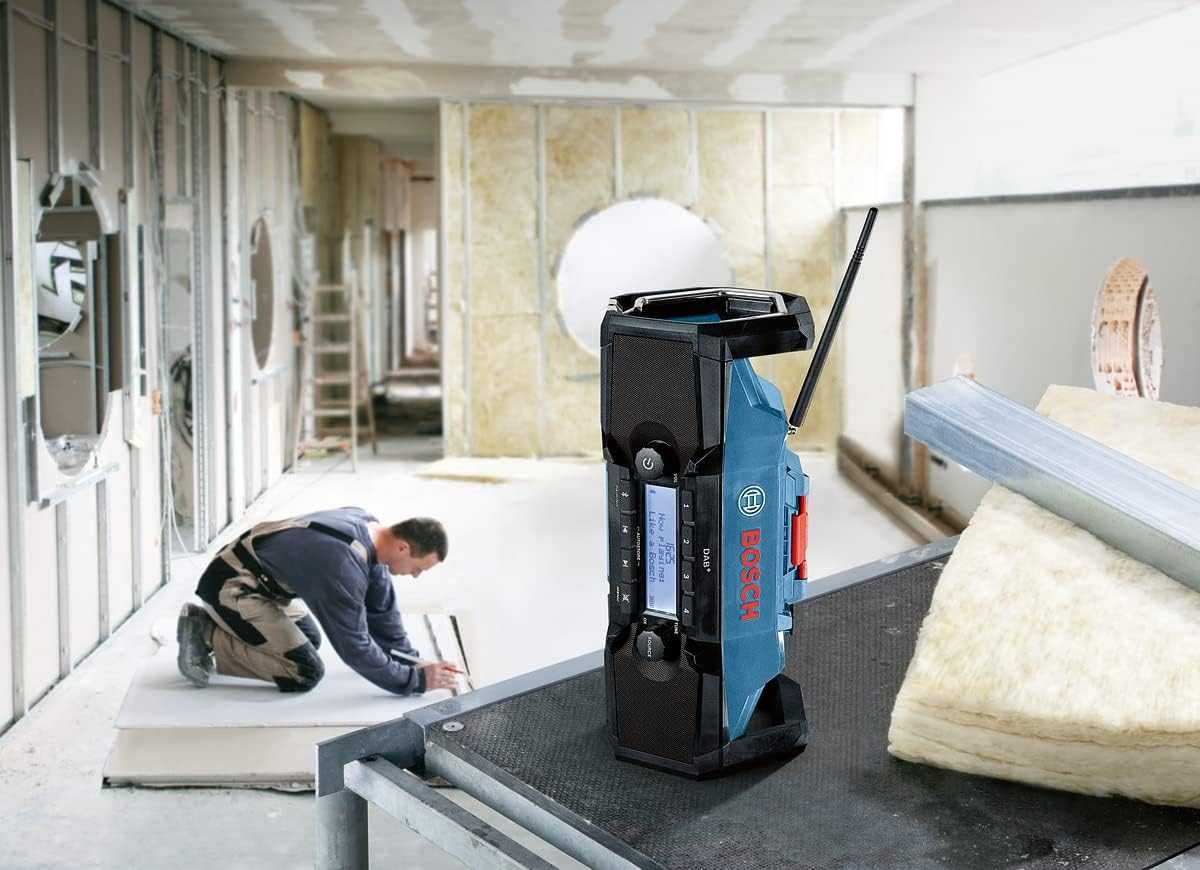 Bosch Professional GPB 18V-2C/2SC,строително радио,FM,DAB+,Bluetooth