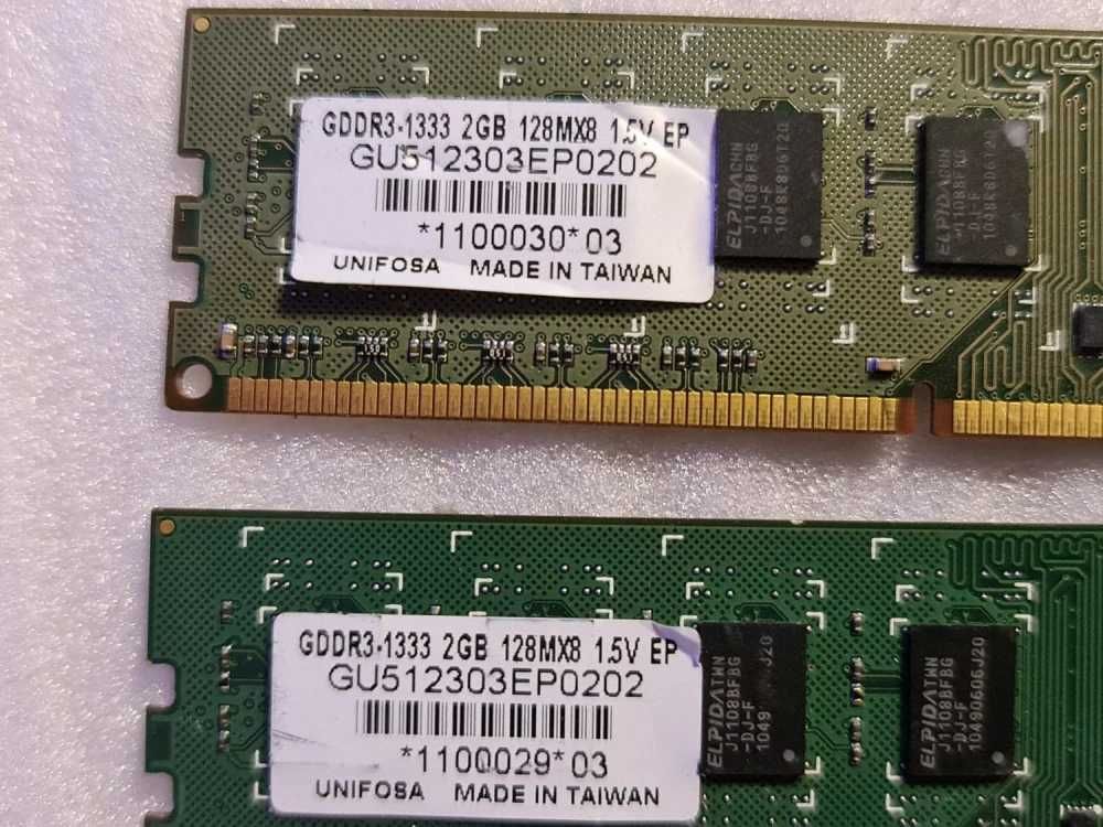 Memorie RAM desktop Unifosa 2GB DDR3-1333MHz non-ECC GU512303EP0202