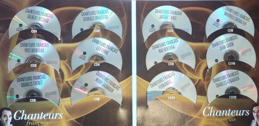 Две компилации от по 12 компактдиска,