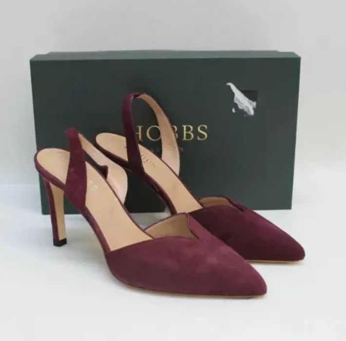 Hobbs Camill Pantofi piele întoarsă mov