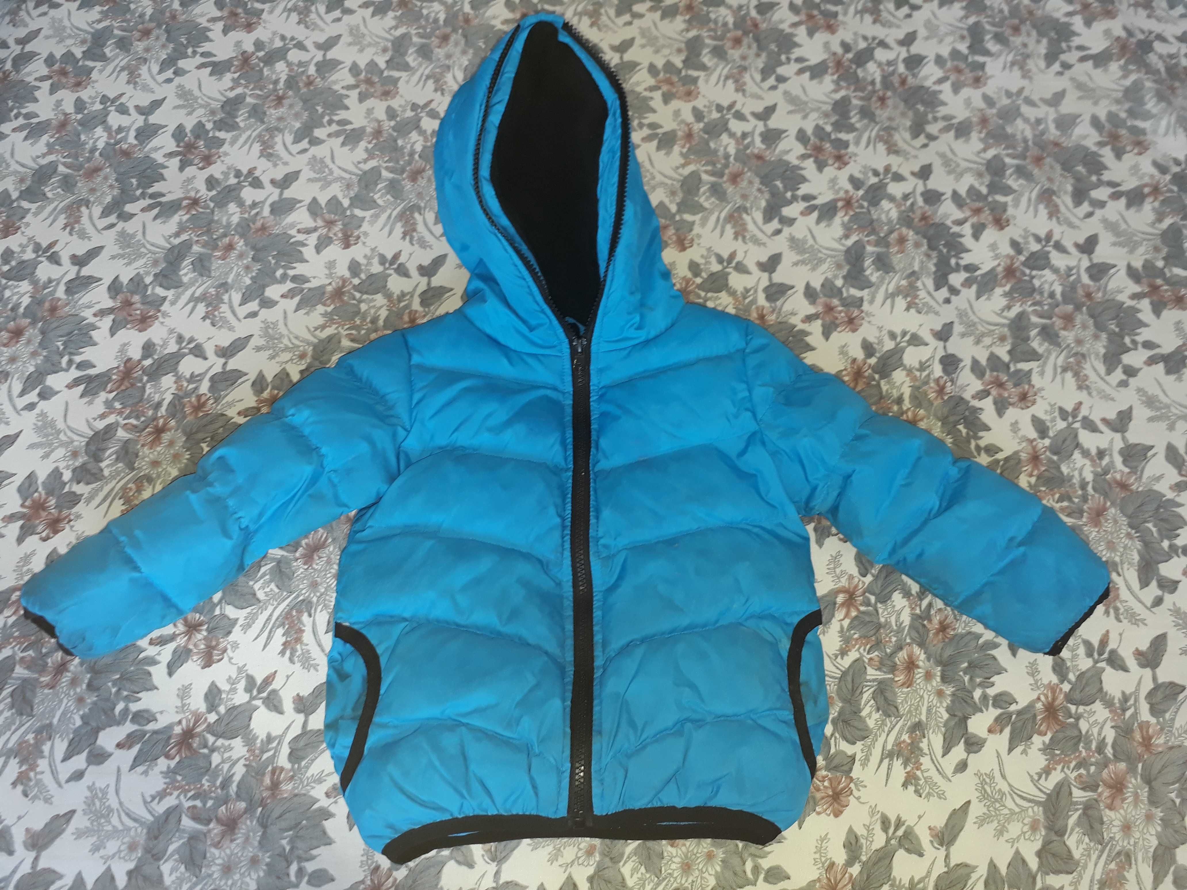 Детская куртка мальчику зимняя теплая стильная комфортная на 3-4 года