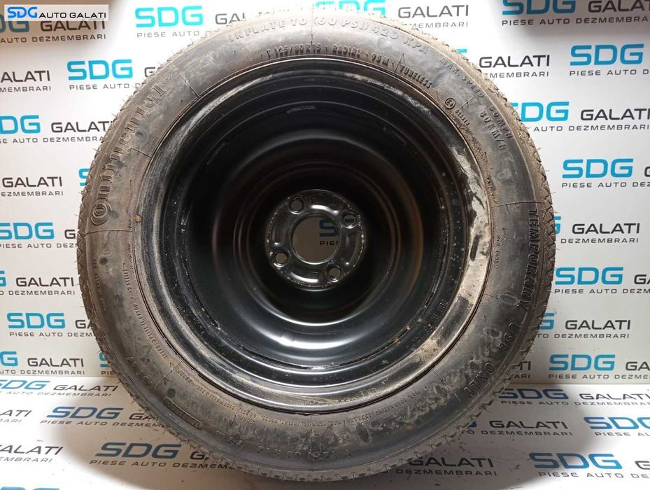 Roata Janta Tabla Rezerva Slim 4x108 4Jx15x40 T125 80 R15 Ford B-Max 2012 - 2016 Cod 98AB-NB 2150836 [M7242]