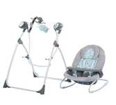 Leagan electric 2 in 1 Wunderkid Stars, leagan, balasoar, scaun masa,