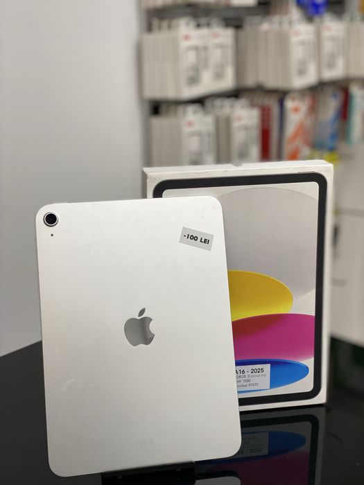 iPad A16 - 2025, 128GB Memorie, 3 cicluri inc. 1 an garantie