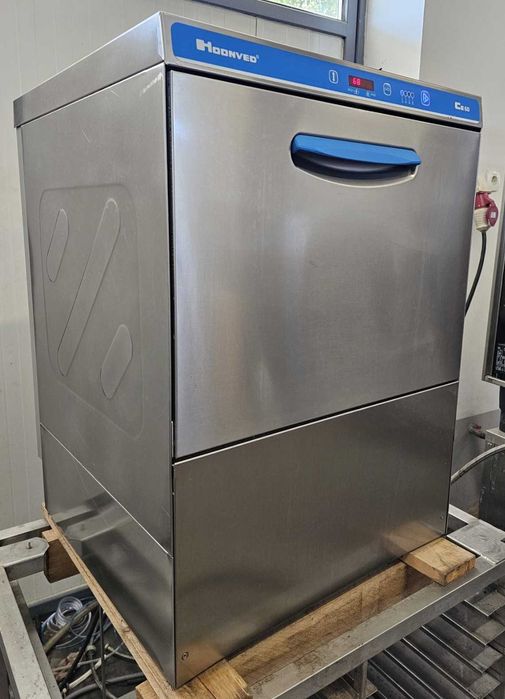 Професионална Съдомиялна Машина "HOONVED"/Вграден Oмекотител/Доз.Помпи