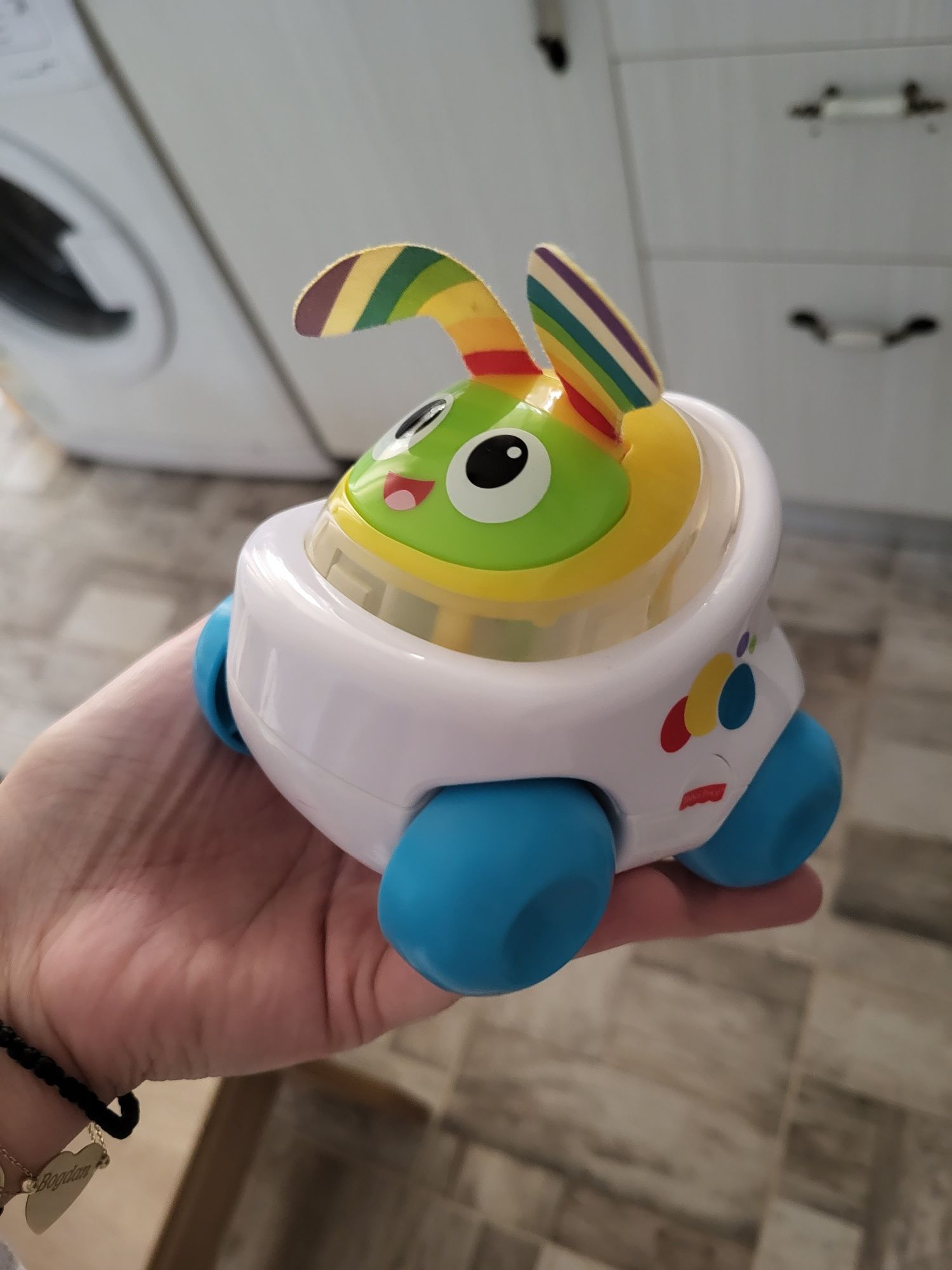 Masinuta Fisher Price interactiva catel muzica lumini