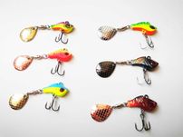 6 универсални примамки за костур, щука,кефал и др. Archer Tail Spinner