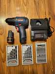 Акумулаторен винтоверт Bosch Professional GSR 12V-30 + консумативи