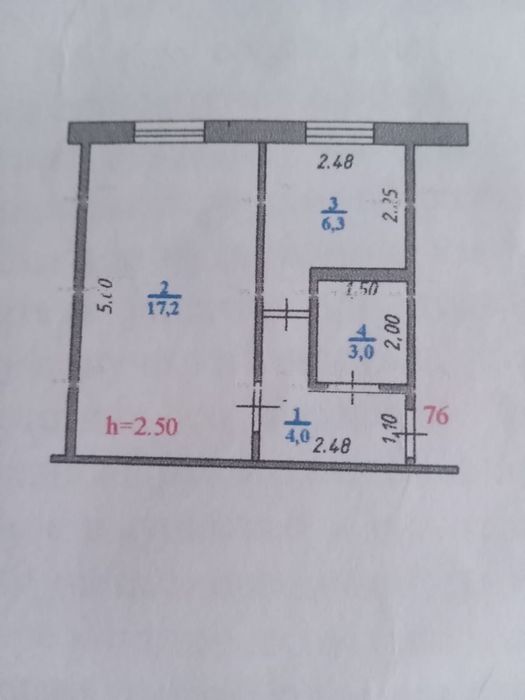 Продам 1-комнатную квартиру