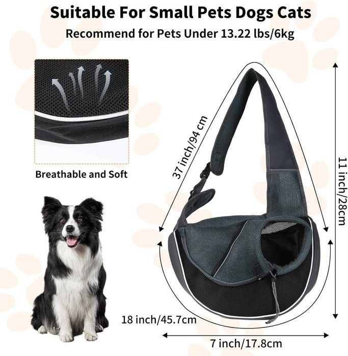 Geanta de transport pentru animale, reversibila,  ajustabila