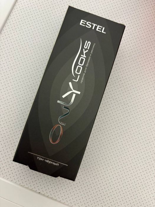 Краска для ресниц и бровей Estel черная