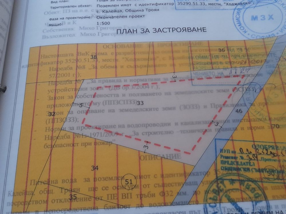 Продава парцел град Троян