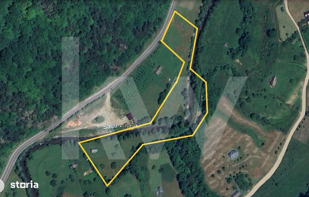 Teren  de vanzare cu Autorizatie de Constructie  Aprobata - Rau Sadul