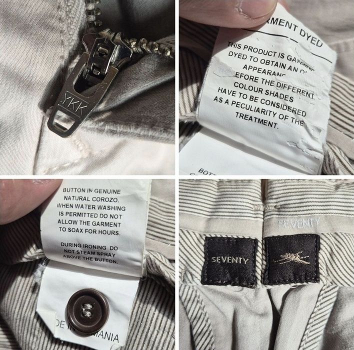 Pantaloni chino eleganți pentru bărbați, Seventy, mărimea italiană 50