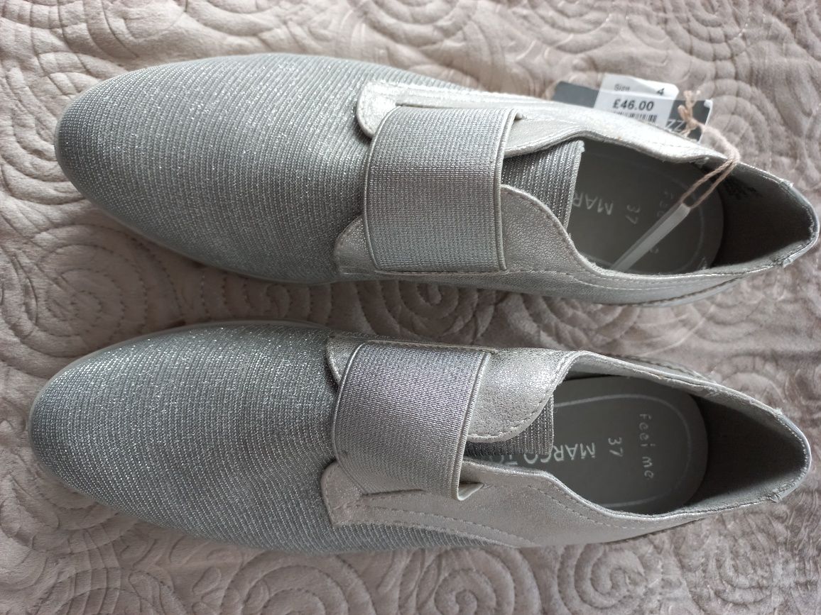 Pantofi arginti marimea 37