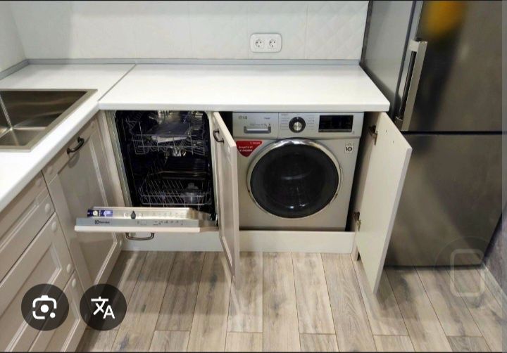 Установка стиральных и посудомоечных машин