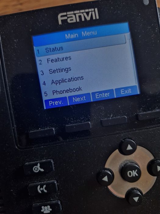 IP телефон Fanvil X3SP, цветен екран 2.4", 4 SIP линии, Ethernet 10/10