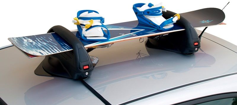 Магнитный багажник для лыж и сноуборда