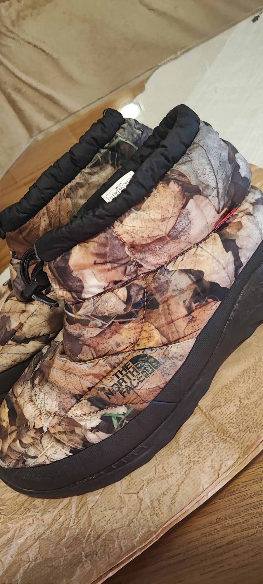 The North Face X Supreme Nuptse Boots.