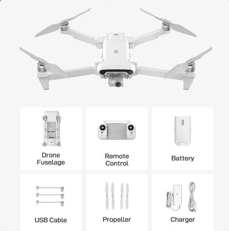 Дрон FIMI X8 SE 2022 2.4GHz 10KM FPV 4K Camera HDR Video GPS до 35мин.