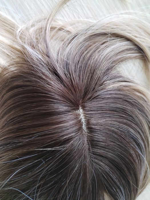 Парик макушка из термо-стойкого волокна. Амбрэ