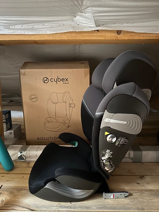 Scaun auto pentru copii Cybex Gold SOLUTION S2 I-FIX Negru/Gri