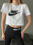 Nike дамска тениска (бяла и розова)